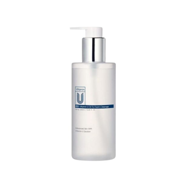 CUSKIN CLEAN-UP moisturising oil-based all-in-one facial cleanser with vitamin U, 250ml