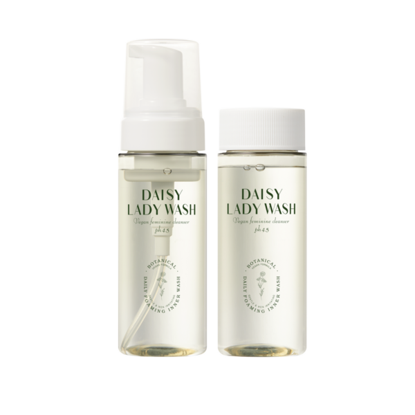 CUSKIN DR.SOLUTION Daisy intymios higienos prausiklis, 300 ml (įskaitant papildymą 150 ml)