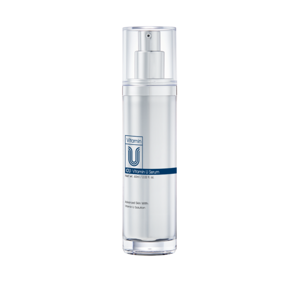 CUSKIN šviesinantis ir raukšles mažinantis veido serumas su vitaminu U, visiems odos tipams, 60 ml