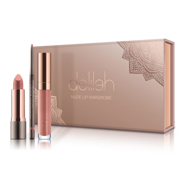 delilah Nude Lip Wardrobe decorative cosmetics set for lips