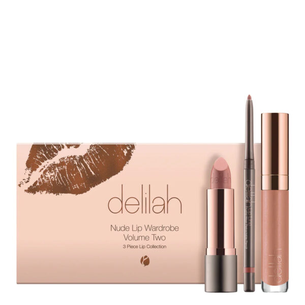 delilah Nude Lip Wardrobe Vol2 lip set
