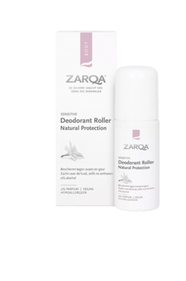 ZARQA NATURAL PROTECTIVE ROLL-ON DEODORANT, 50 ML