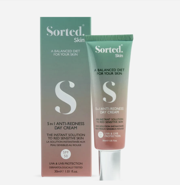 SORTED SKIN 5IN1 DAY CREAM FOR REDNESS-PRONE SKIN SPF50, 30 ML