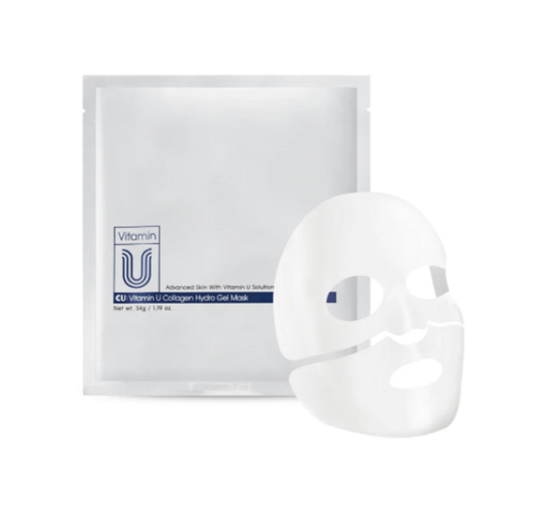 CUSKIN VITAMIN U COLLAGEN HYDRO GEL MASK – DUAL-ACTION HYDROGEL MASK FOR SKIN FIRMING AND RADIANCE, 34 G