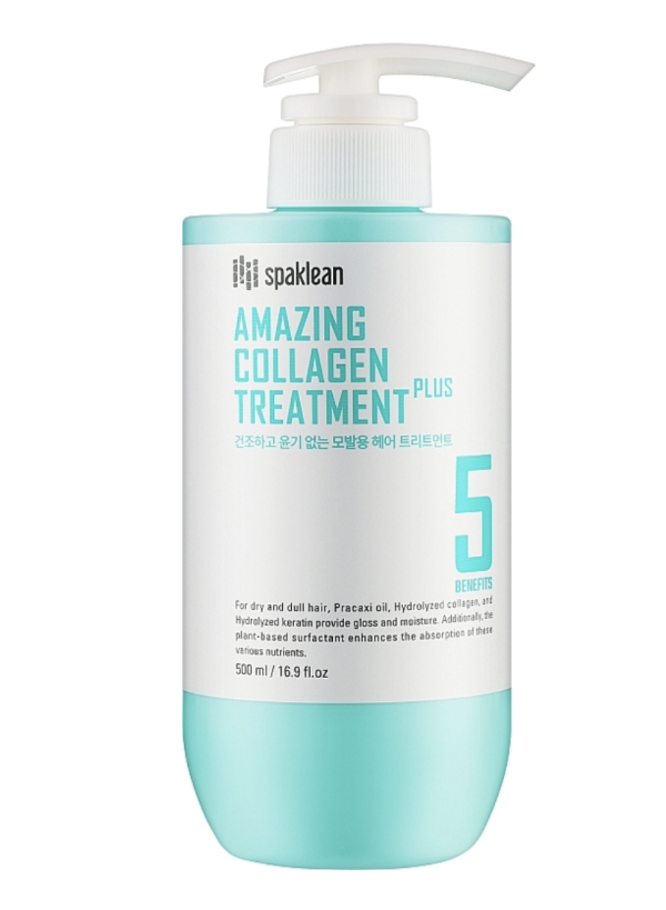 SPAKLEAN Amazing Collagen Treatment Plus – Intensively Restorative Collagen Hair Mask 500ml