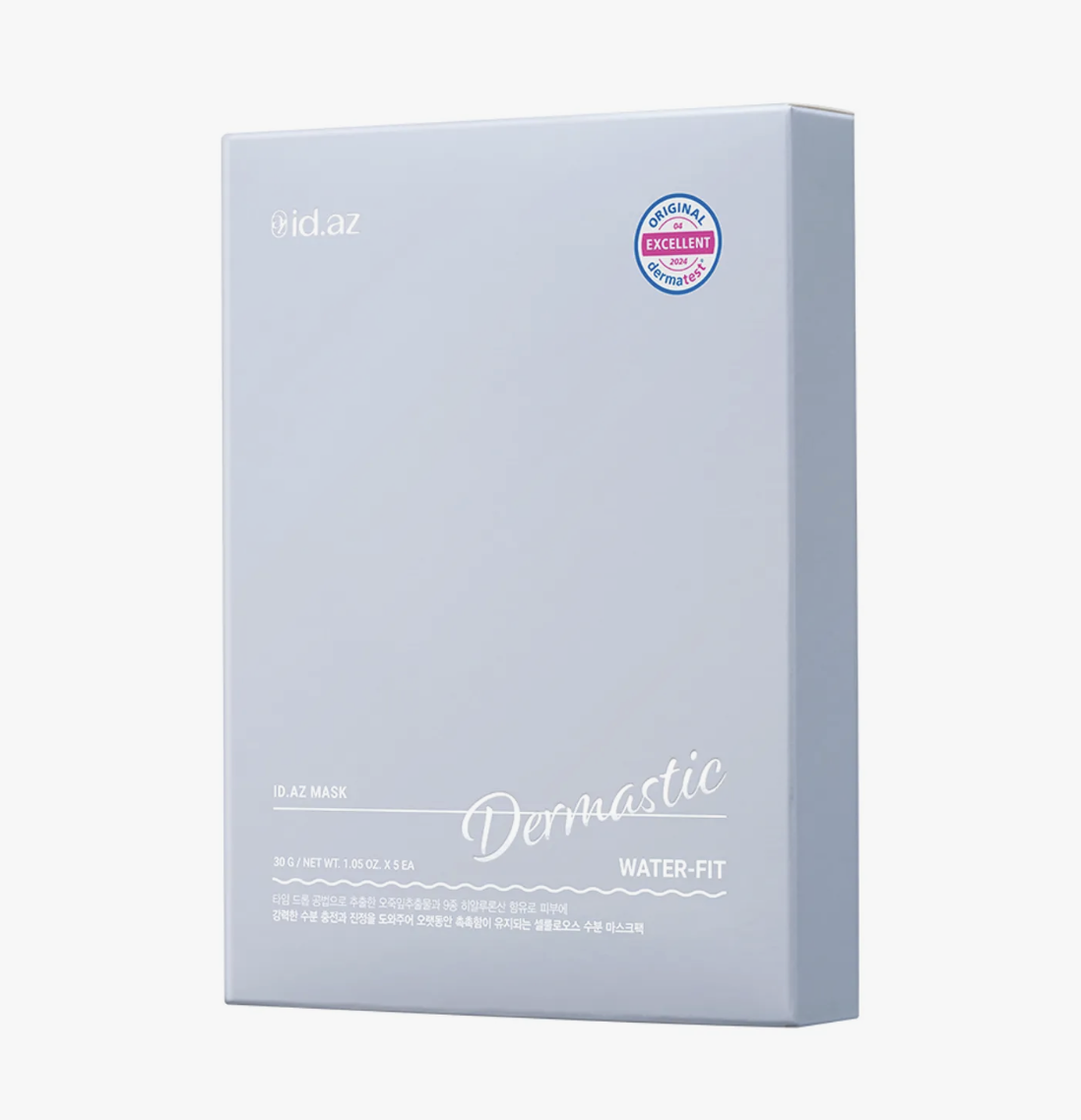 ID.AZ Dermastic Water Fit Mask intensyviai drėkinančios kaukės 5vnt.