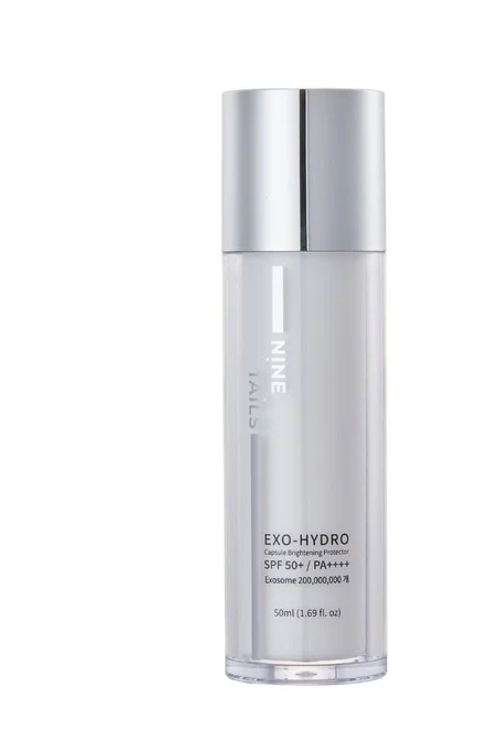 NINE TAILS EXO-HYDRO CAPSULE BRIGHTENING PROTECTOR SPF50+  veido apsauga nuo saulės 50 ml