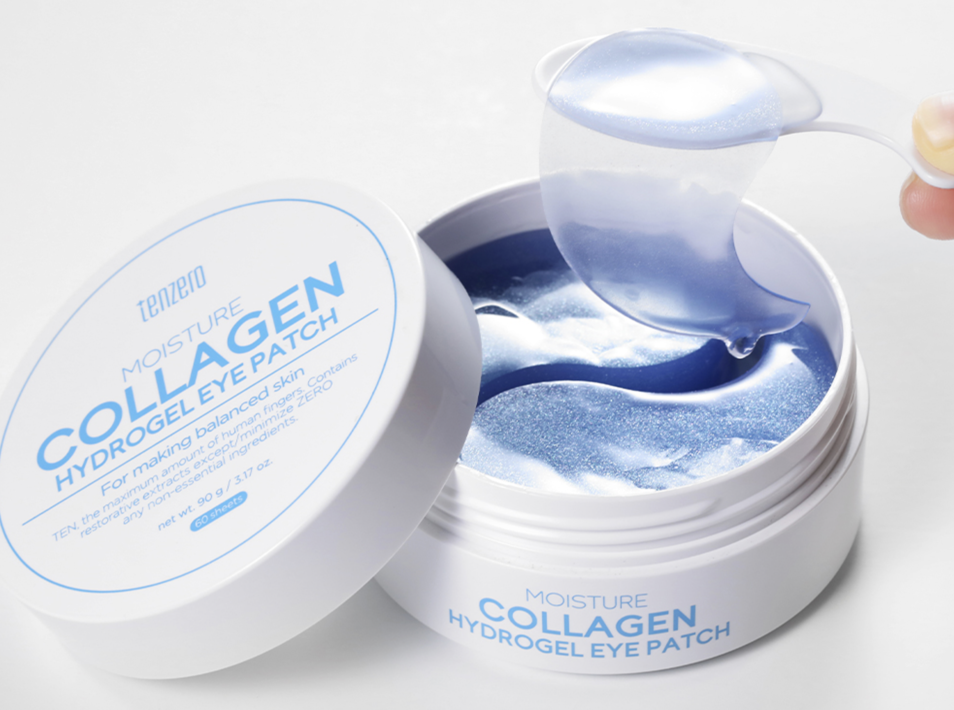 TENZERO Collagen Hydrogel Eye Patch  kolageno paakių kaukės 60 vnt.