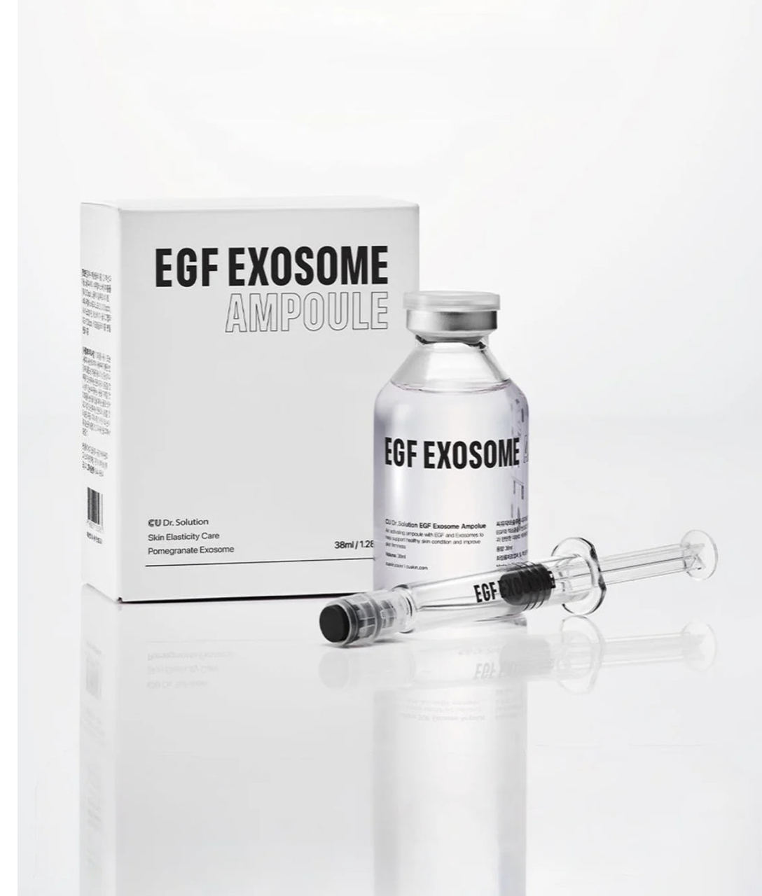CUSKIN EGF EXOSOME AMPOULE – KONCENTRUOTA AMPULĖ-SERUMAS SU EGF IR EGZOSOMOMIS ODOS ELASTINGUMUI IR SKAISTUMUI, 38 ML - Image 2